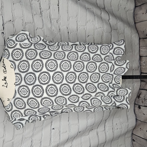 Loft Lot of 2 Tops Size Large Navy/White/Black - Picture 8 of 12